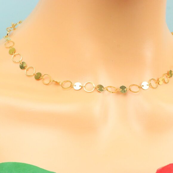 Delicate & Contemporary Necklace Chain, A Lovely Choice for Women, EVCH1639 - Picture 3 of 10